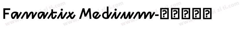 Fanatix Medium字体转换